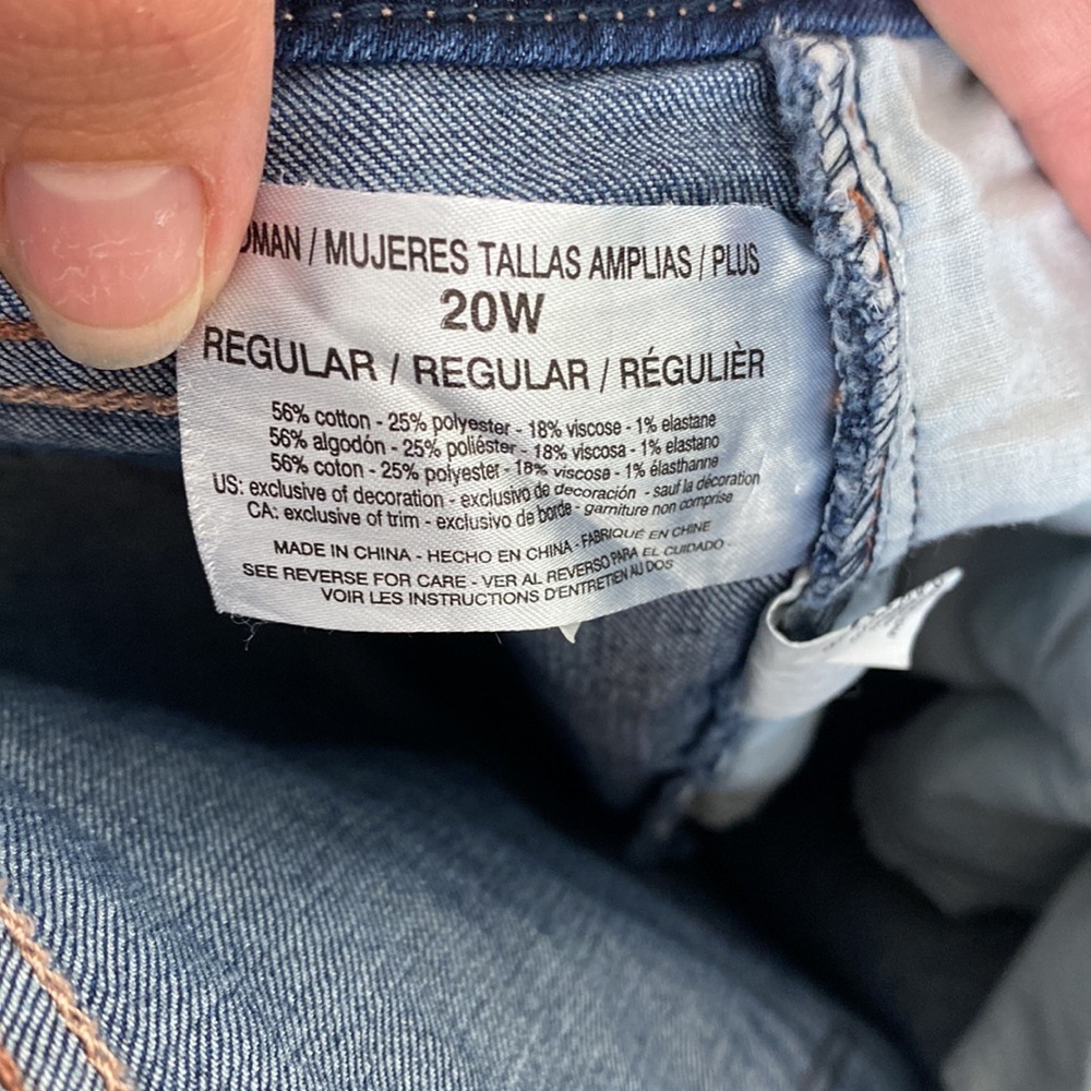 Vintage America | Wonderland Skinny Ankle Jeans Plus 20W - Picture 8 of 8